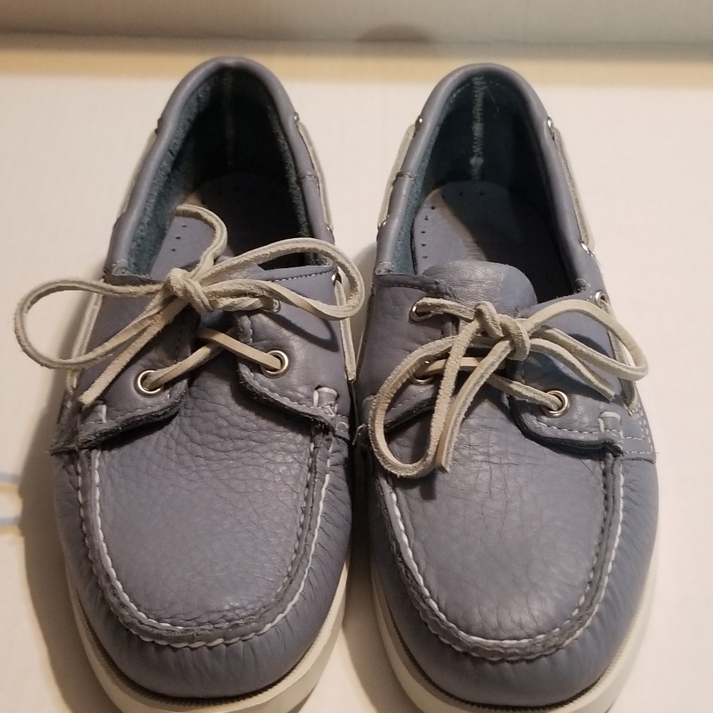 WOMEN'S LEATHER AUTHENTIC SEBAGO DOCKSIDES SHOES S